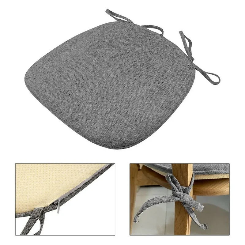 Galette de Chaise Trapèze en Polyester