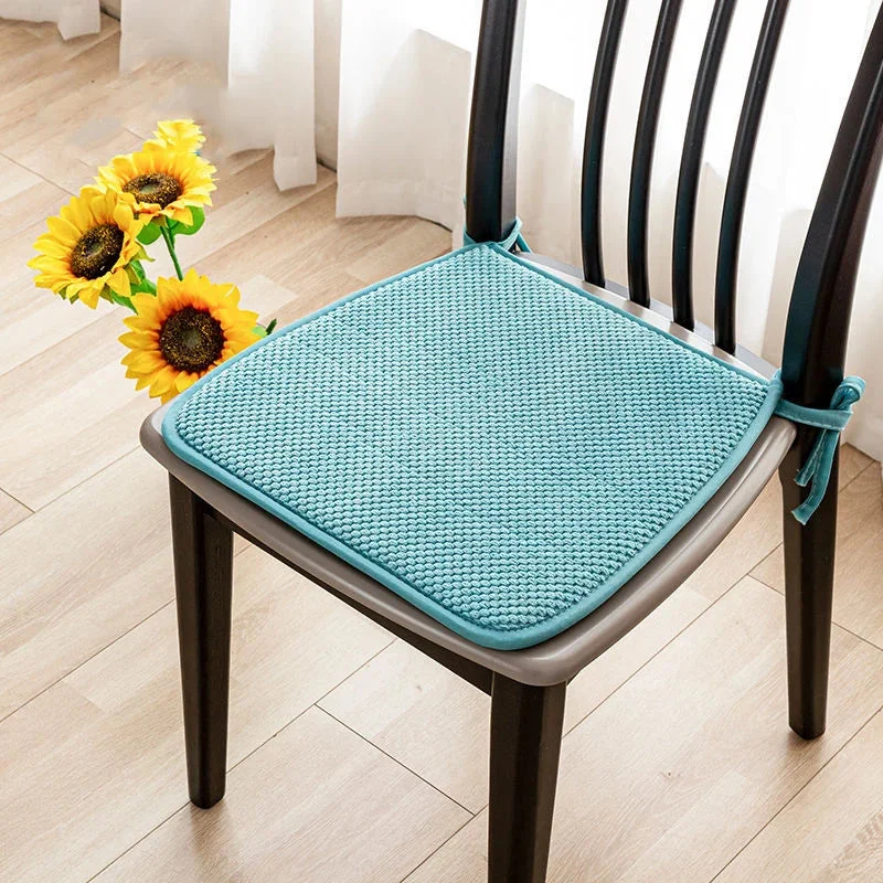 Galette de Chaise Trapèze Bleue