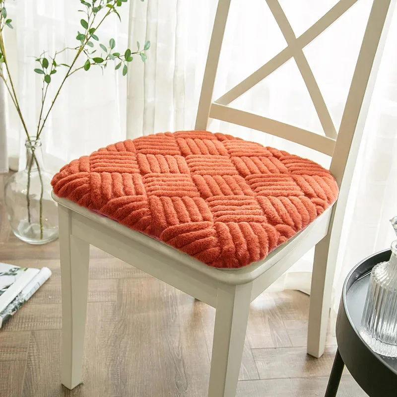 Galette de Chaise Trapèze Corail
