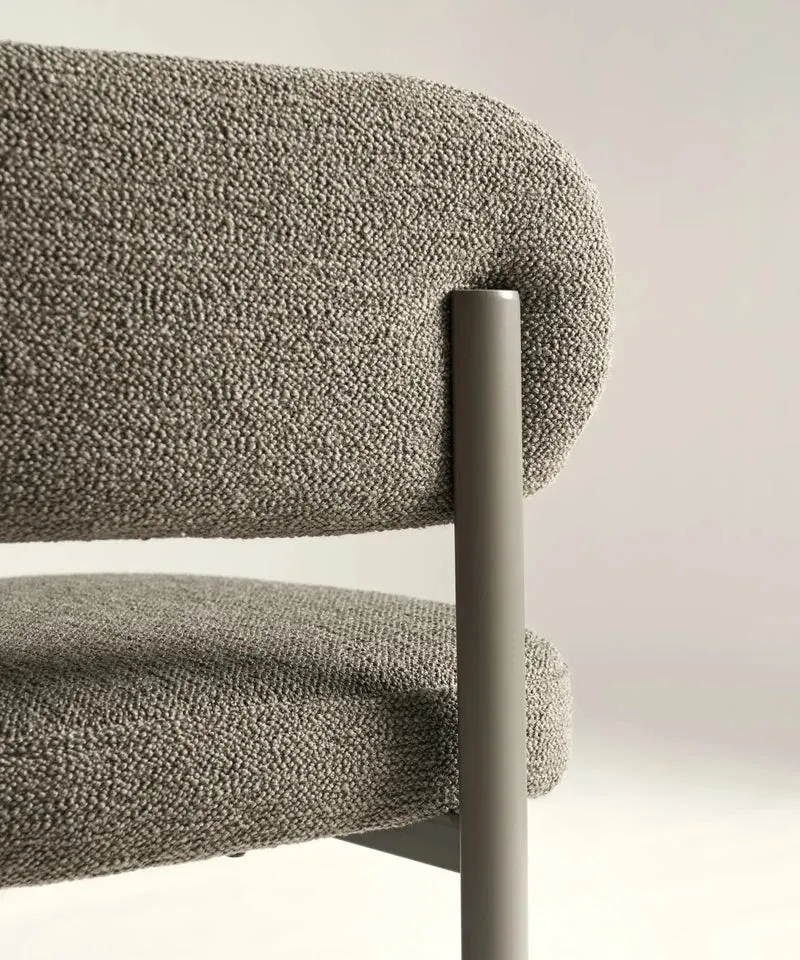 Silla de Comedor en Tela y Metal Robbie