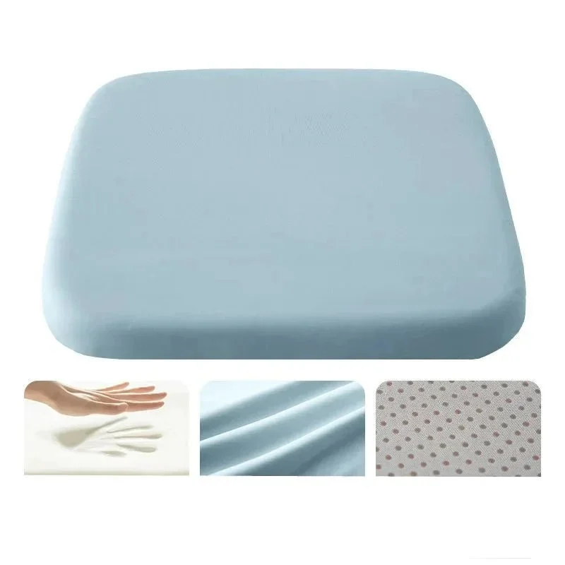 Galette de Chaise 35x35 Bleue