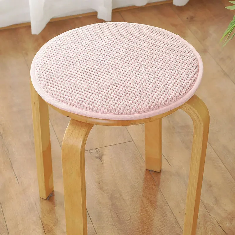 Galette de Chaise Ronde 35 cm rose