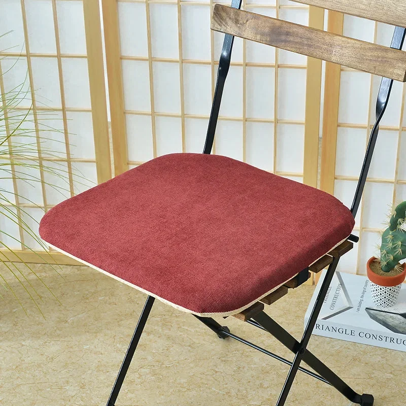 Galette de Chaise Rouge grenat