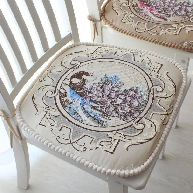 Galette de Chaise Déhoussable fleurs