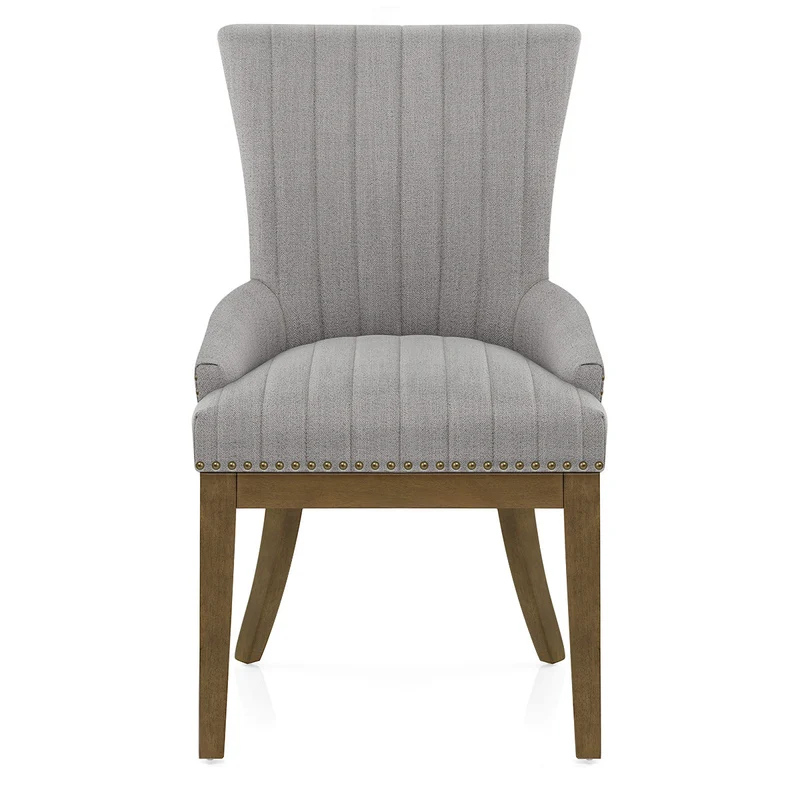 Chaise Bois Tissu - Chiltern Gris