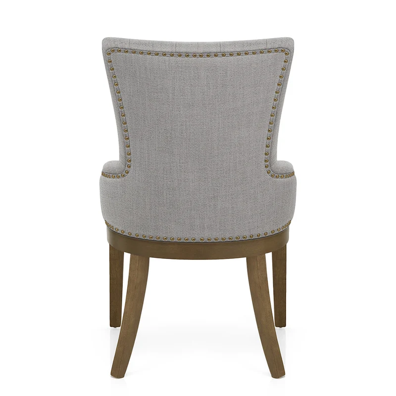 Chaise Bois Tissu - Chiltern Gris