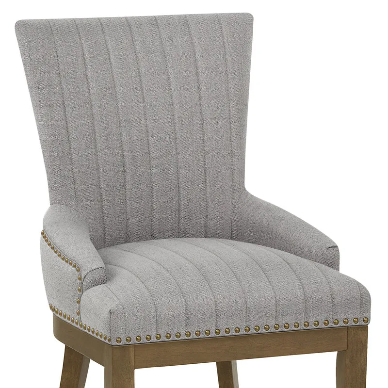 Chaise Bois Tissu - Chiltern Gris