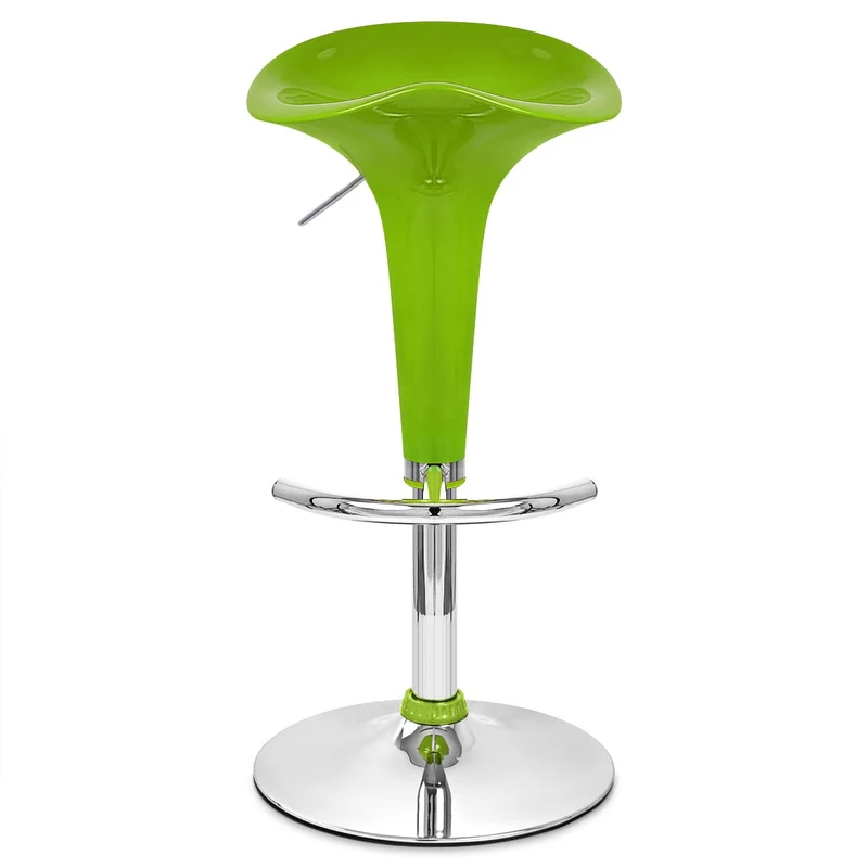 Chaise de Bar ABS Chrome - Gloss Coco Vert