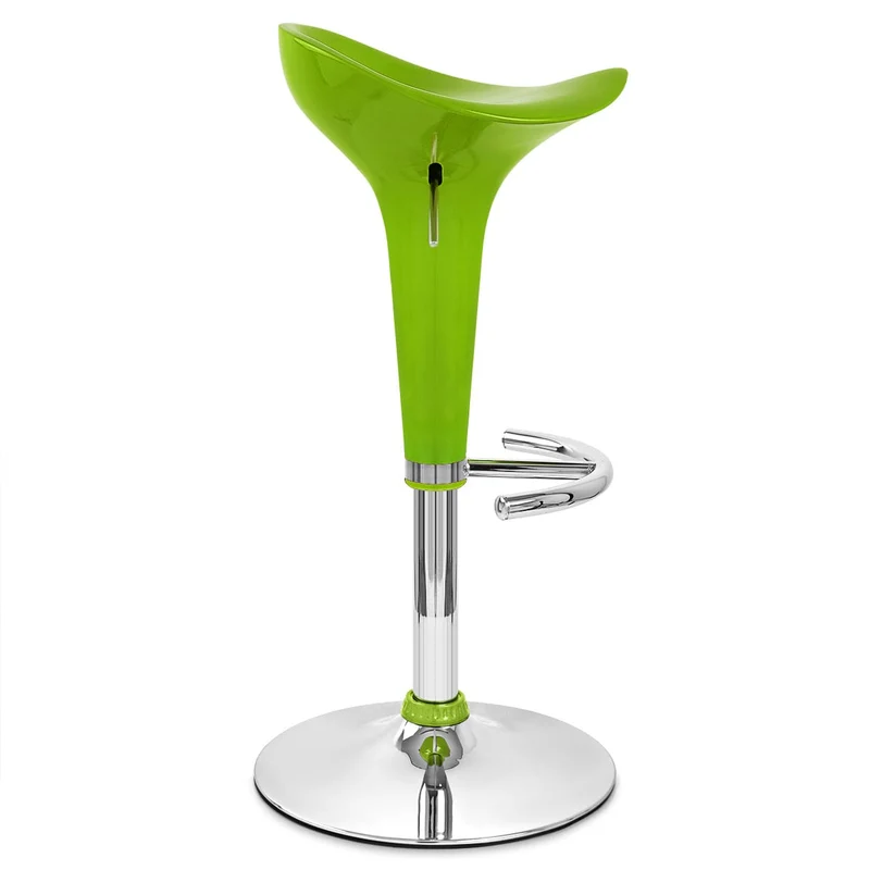 Chaise de Bar ABS Chrome - Gloss Coco Vert