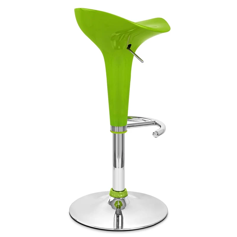Chaise de Bar ABS Chrome - Gloss Coco Vert