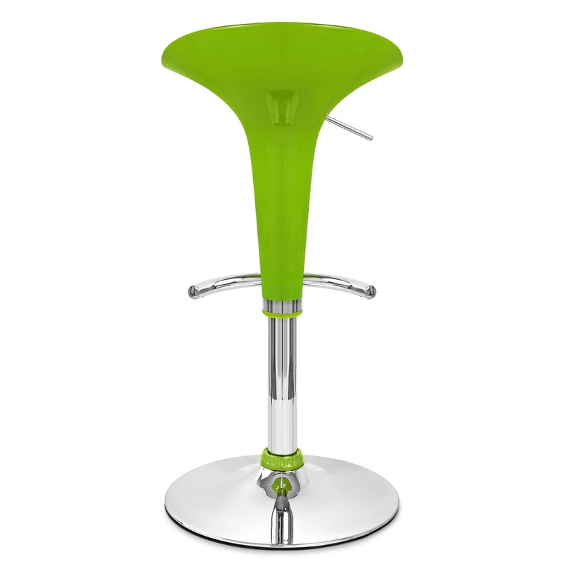 Chaise de Bar ABS Chrome - Gloss Coco Vert