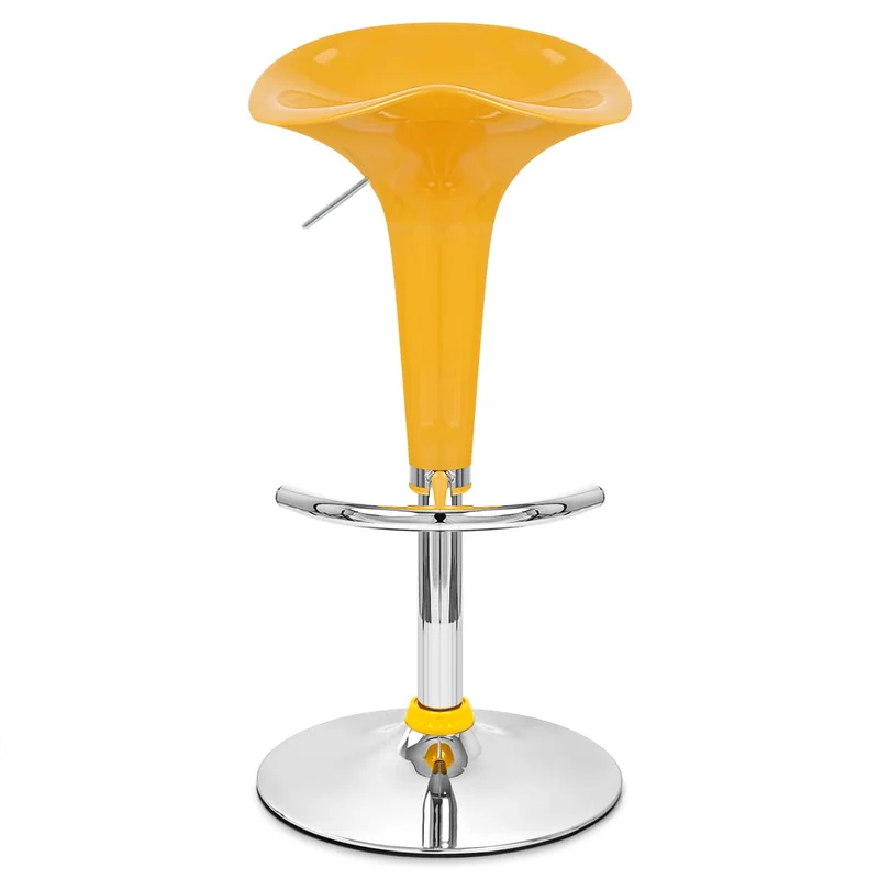 Chaise de Bar ABS Chrome - Gloss Coco Jaune