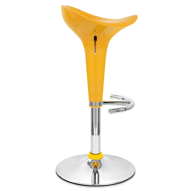 Chaise de Bar ABS Chrome - Gloss Coco Jaune