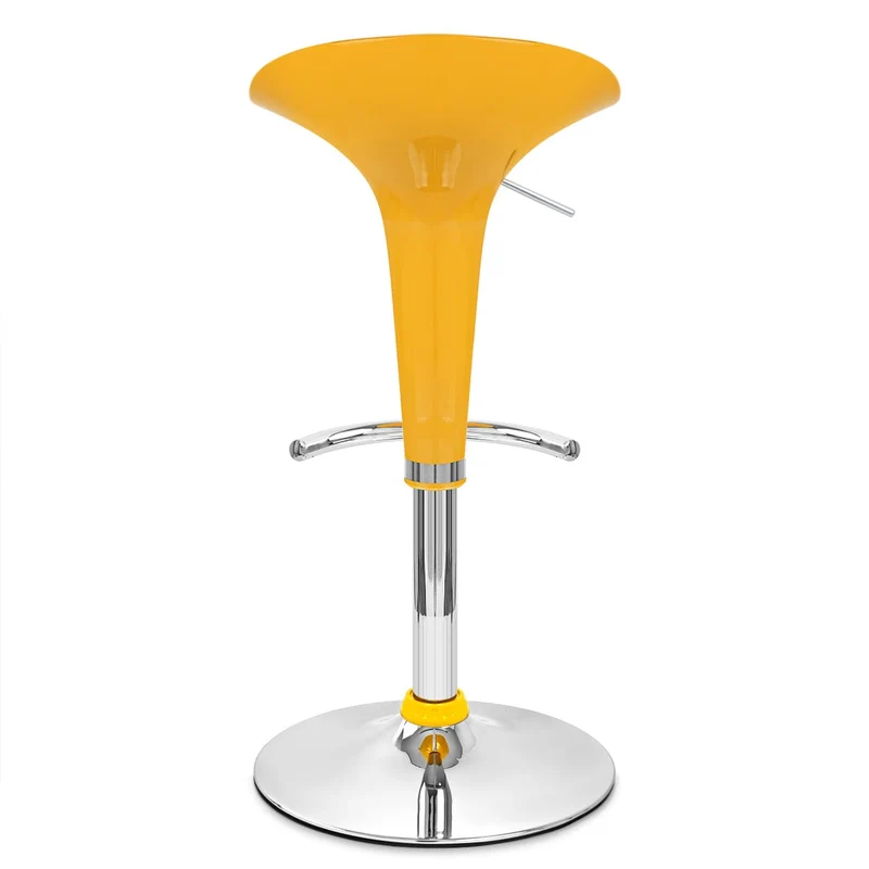 Chaise de Bar ABS Chrome - Gloss Coco Jaune