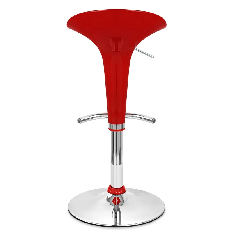 Chaise de Bar ABS Chrome - Gloss Coco Rouge