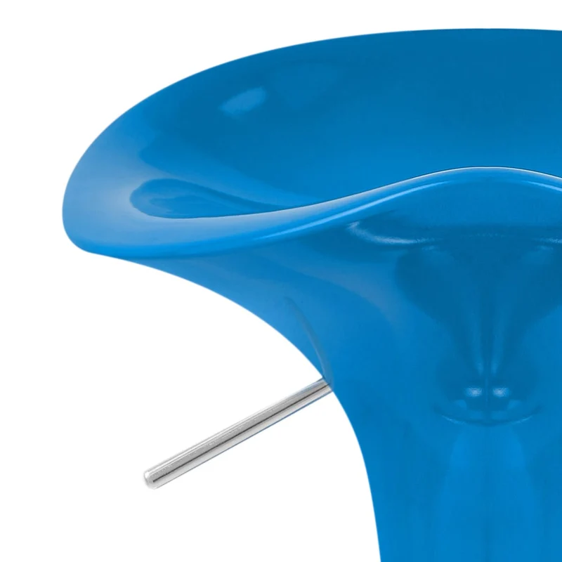 Chaise de Bar ABS Chrome - Gloss Coco Bleu