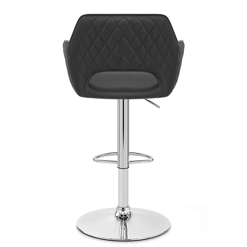 Tabouret Faux Cuir - Dune Noir