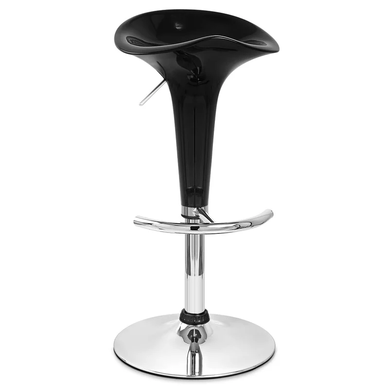 Chaise de Bar ABS Chrome - Gloss Coco Noir