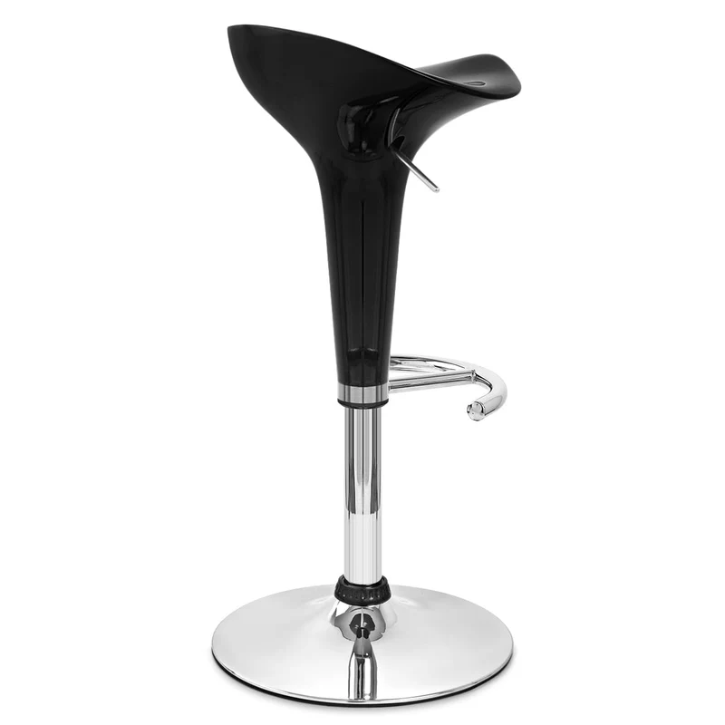 Chaise de Bar ABS Chrome - Gloss Coco Noir
