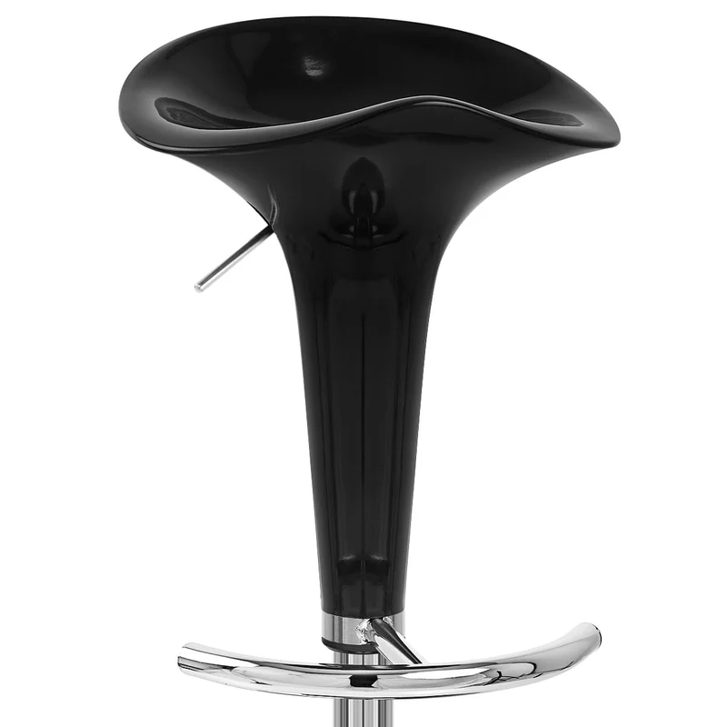 Chaise de Bar ABS Chrome - Gloss Coco Noir