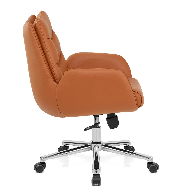 Chaise de Bureau Cuir Éco - Seville Marron