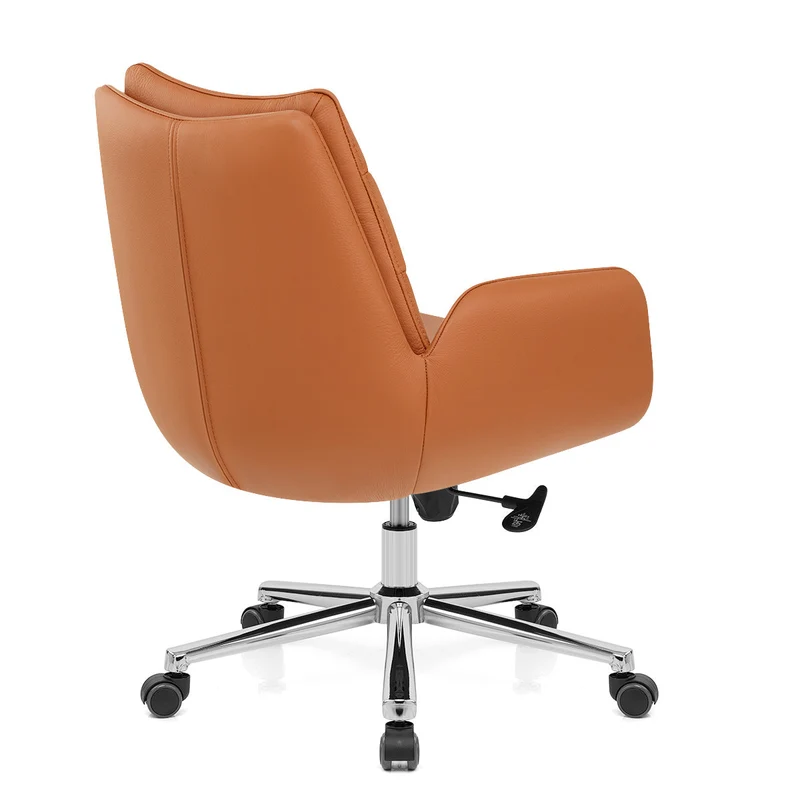 Chaise de Bureau Cuir Éco - Seville Marron