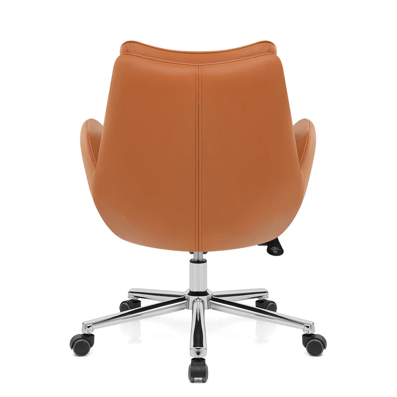 Chaise de Bureau Cuir Éco - Seville Marron