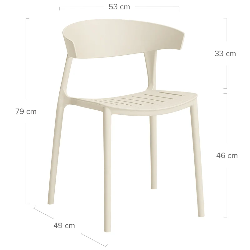 Chaise de Jardin Résine - Sky Crème