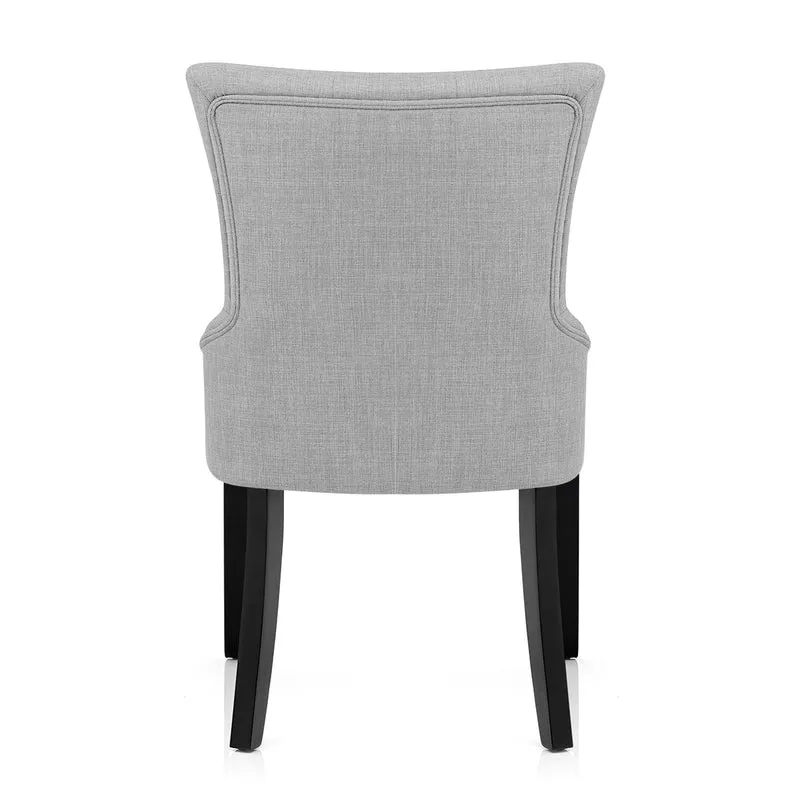 Chaise Bois Tissu - Verdi Gris Clair