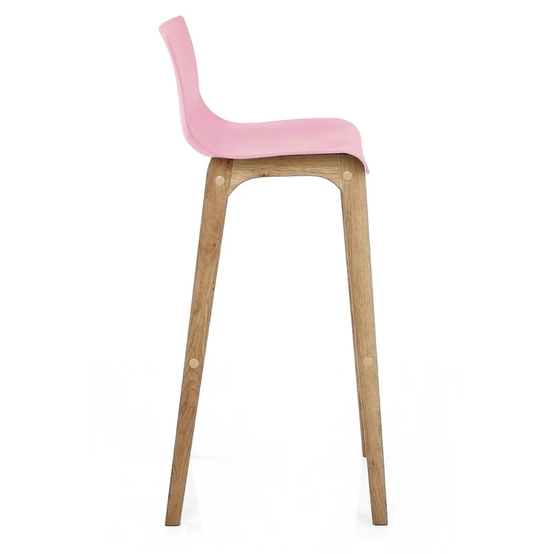 Tabouret de Bar Résine Bois - High Drift Rose