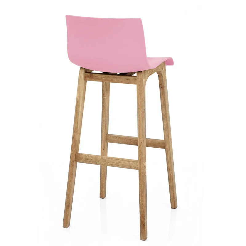 Tabouret de Bar Résine Bois - High Drift Rose