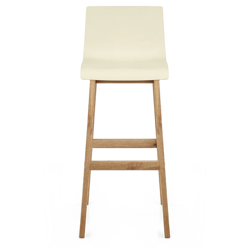 Tabouret de Bar Résine Bois - High Drift Crème