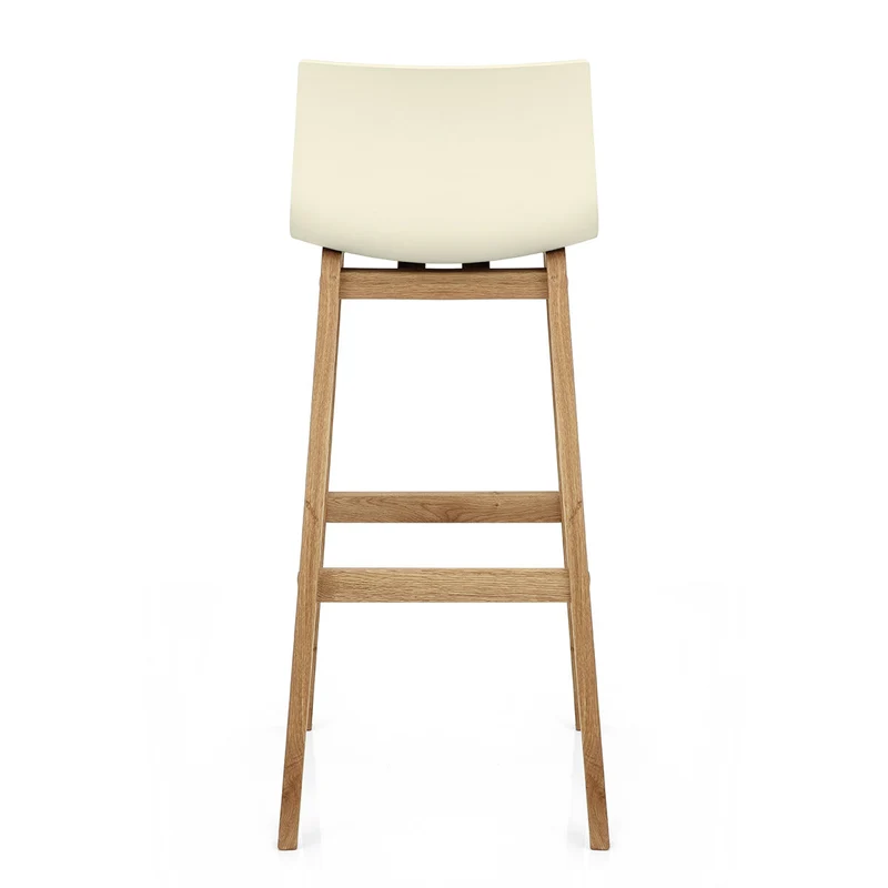 Tabouret de Bar Résine Bois - High Drift Crème