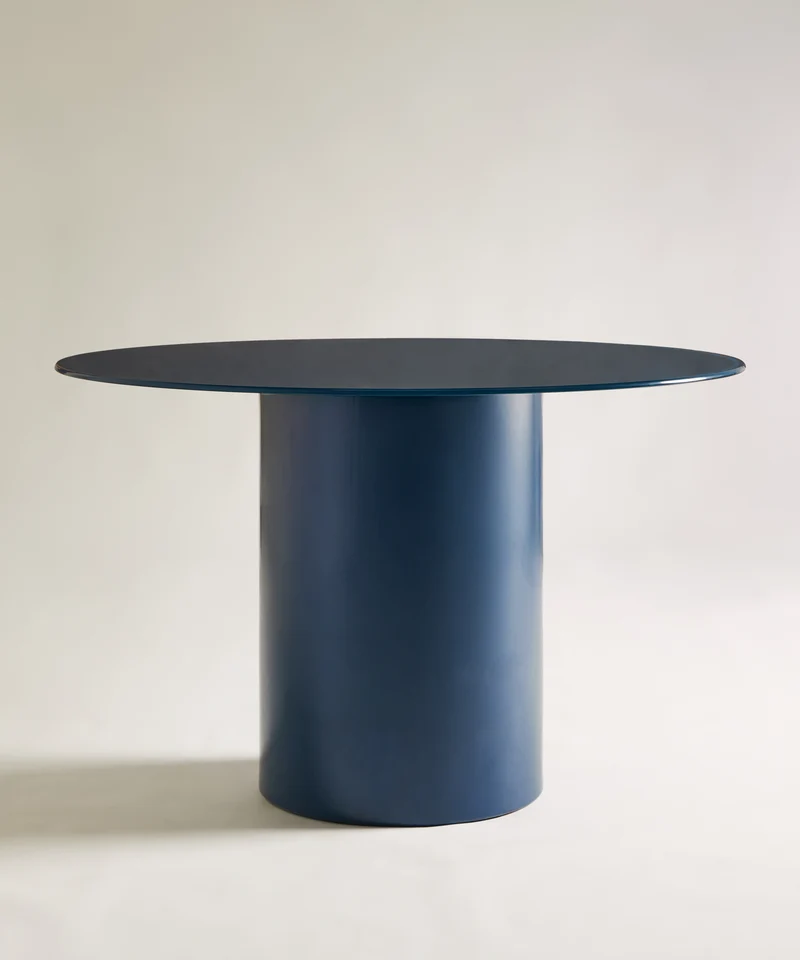 Mesa de Comedor en Acero Lacado Azure (120 cm)