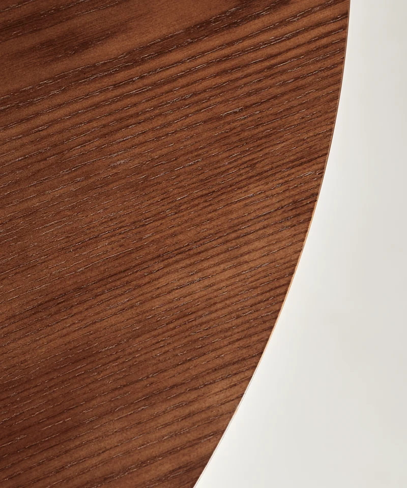 Mesa de Comedor Ovalada en Acero Laminado Inti (200 x 76 cm)