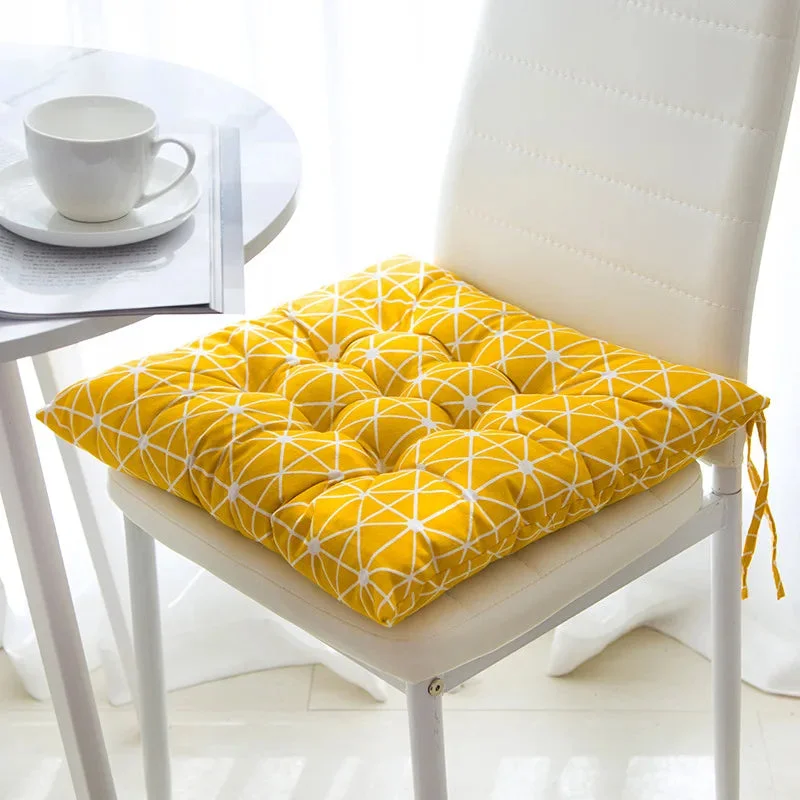 Galette de Chaise 40x40 Jaune