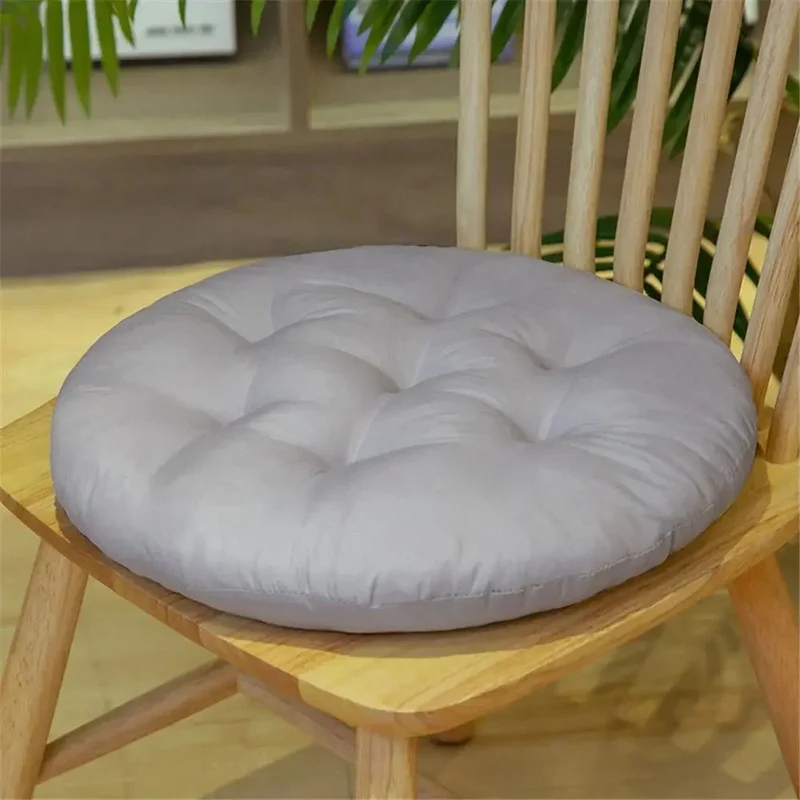Galette de Chaise Ronde 40 cm Grise