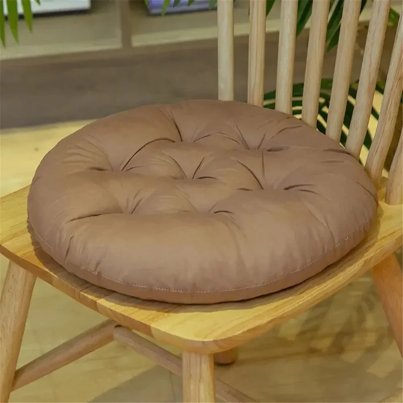 Galette de Chaise Ronde 40 cm Marron taupe