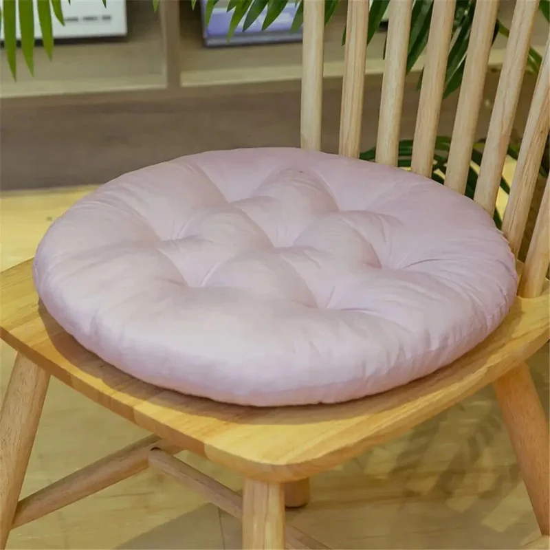 Galette de Chaise Ronde 40 cm Rose poudré
