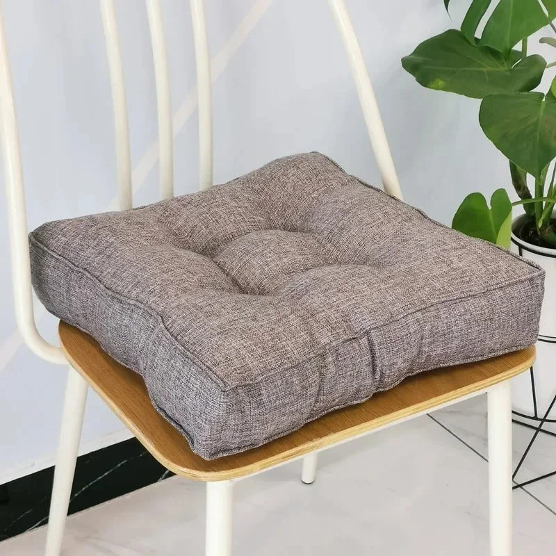 Galette de Chaise Grise Perle