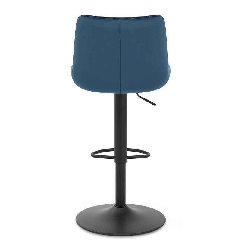 Chaise de Bar Velours - Faro Bleu