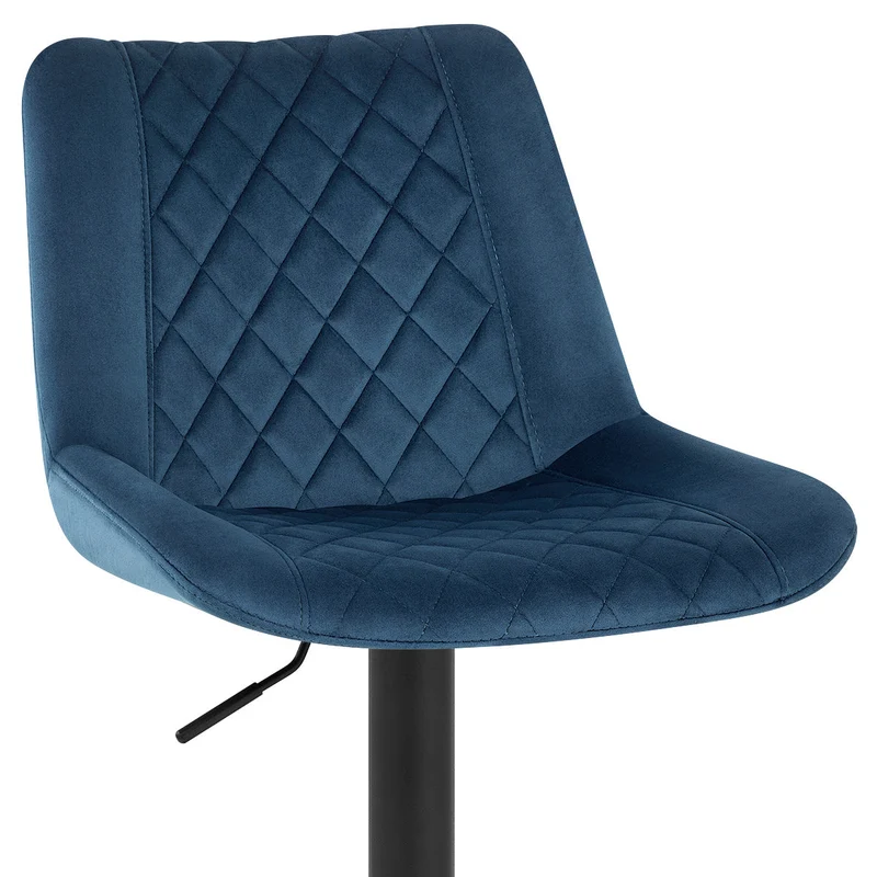 Chaise de Bar Velours - Faro Bleu
