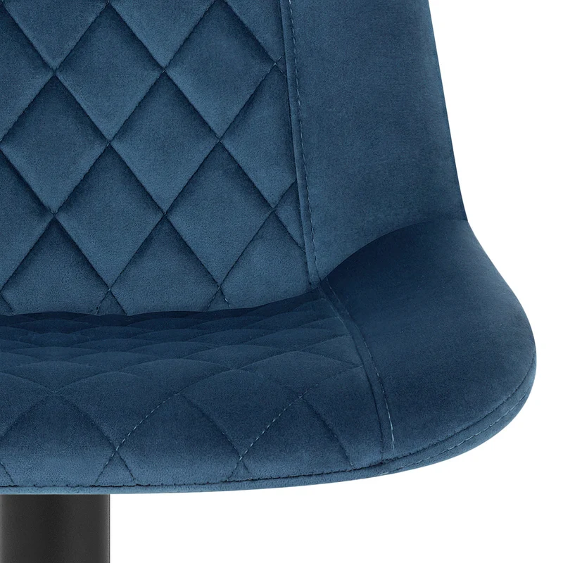 Chaise de Bar Velours - Faro Bleu