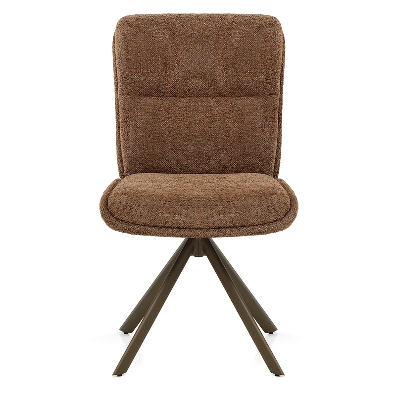 Chaise Tissu - Epsom Marron