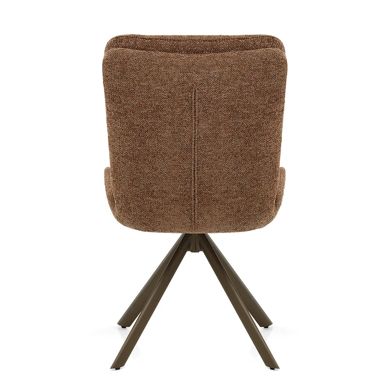 Chaise Tissu - Epsom Marron