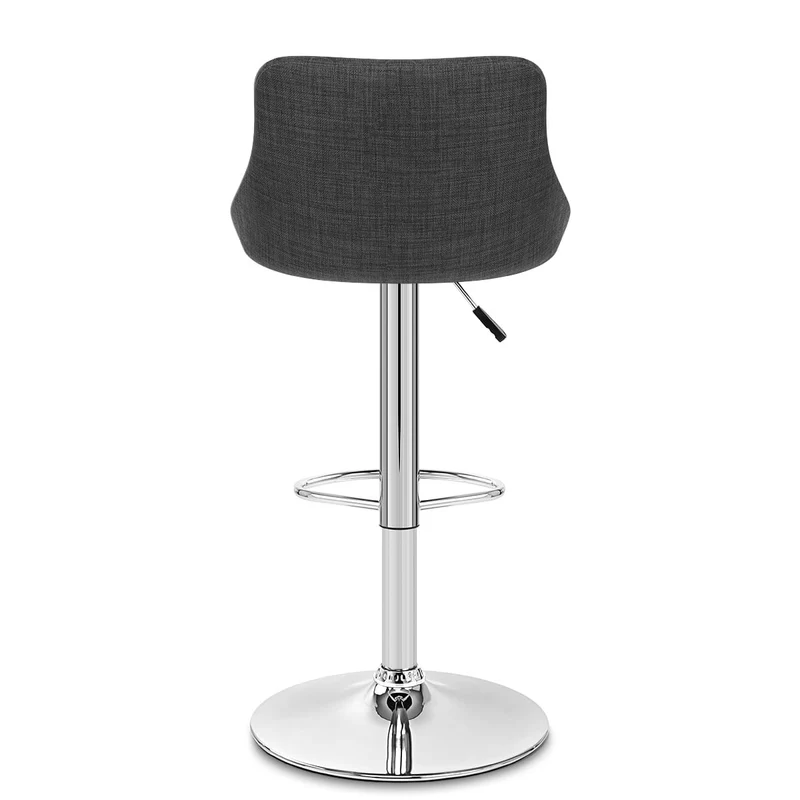 Chaise de Bar Tissu - Stitch Gris Foncé