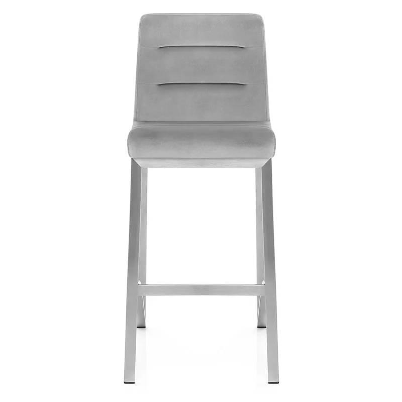 Tabouret Velours - Stella Gris