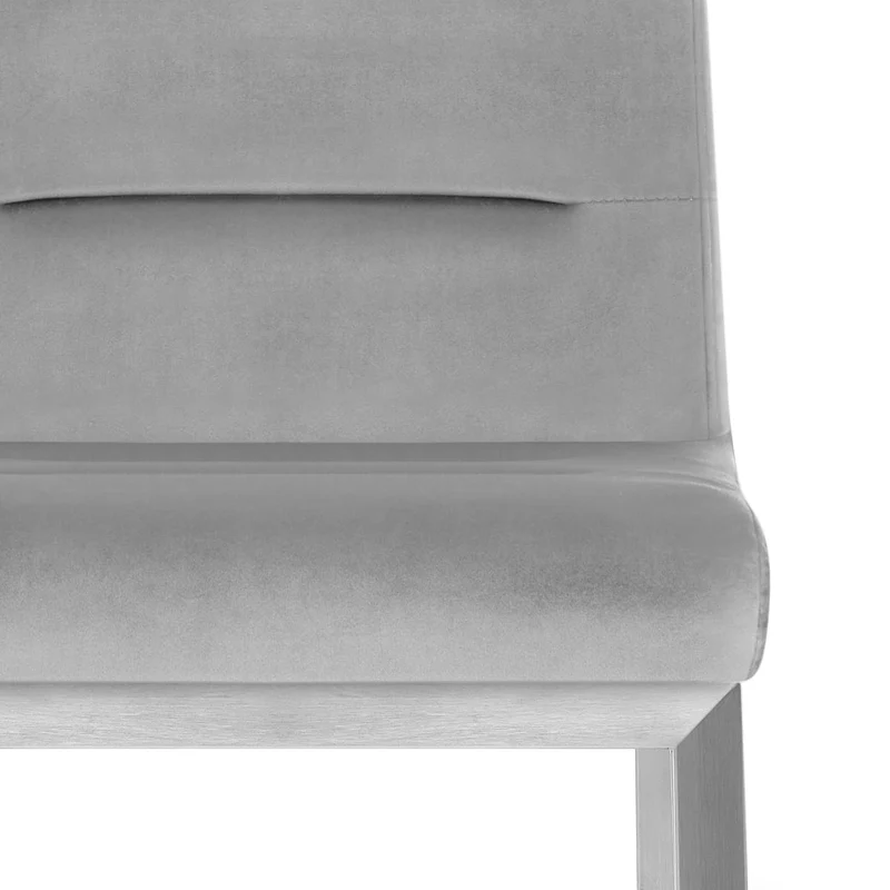 Tabouret Velours - Stella Gris