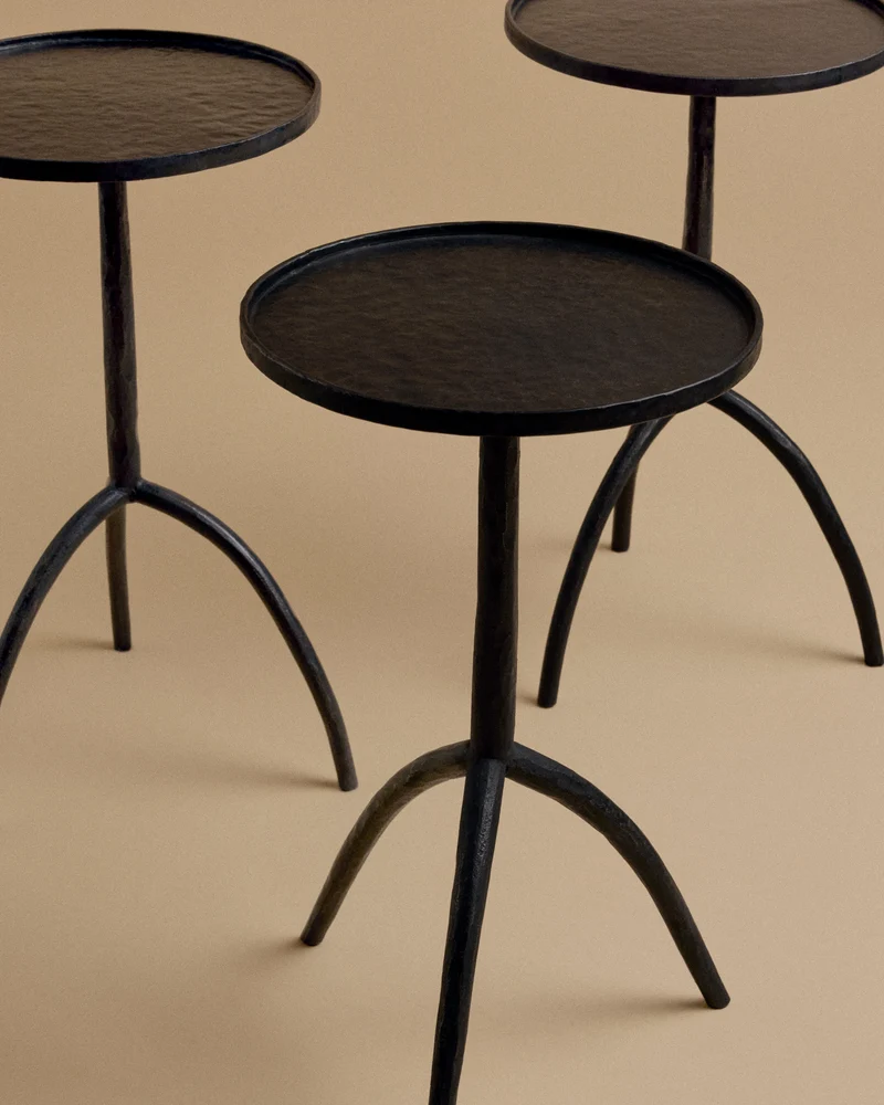 Brut Vol. I — Hand-Forged Iron Side Table