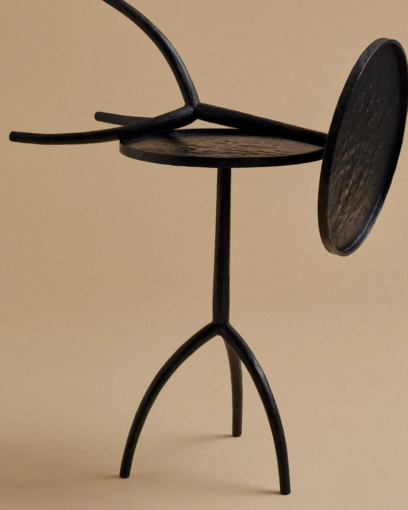 Brut Vol. I — Hand-Forged Iron Side Table